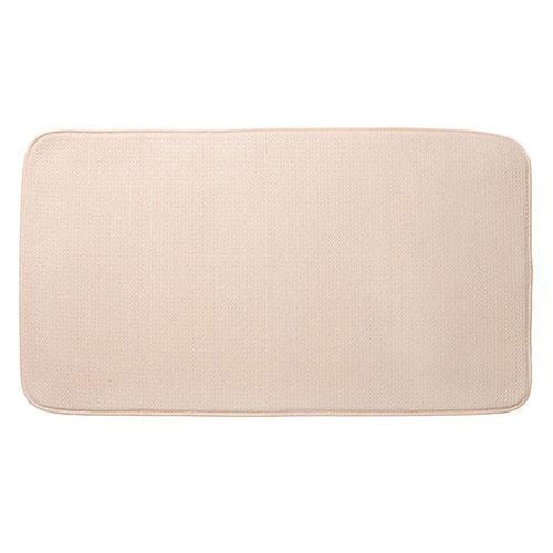 Dish Drying Mat, Ultra Absorbent Microfiber Dishes Drainer Mats for Kitchen  Counter,Beige
