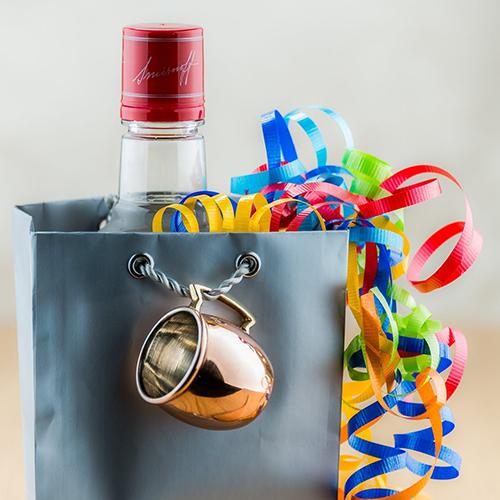 Kitchen &amp; Company Shot Glass Moscow Mule 2 oz Shot Mug (Set of 4)