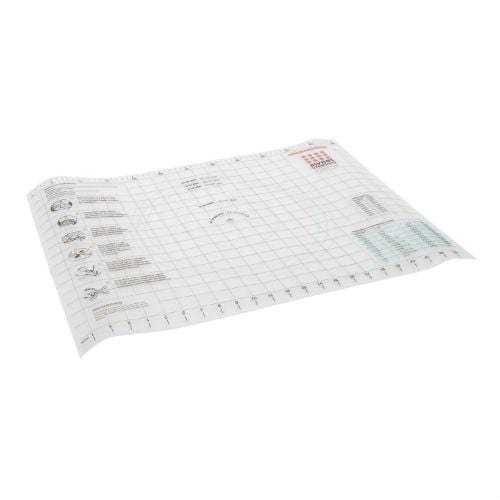 Kitchen & Company Mat Pastry Mat with Measurements