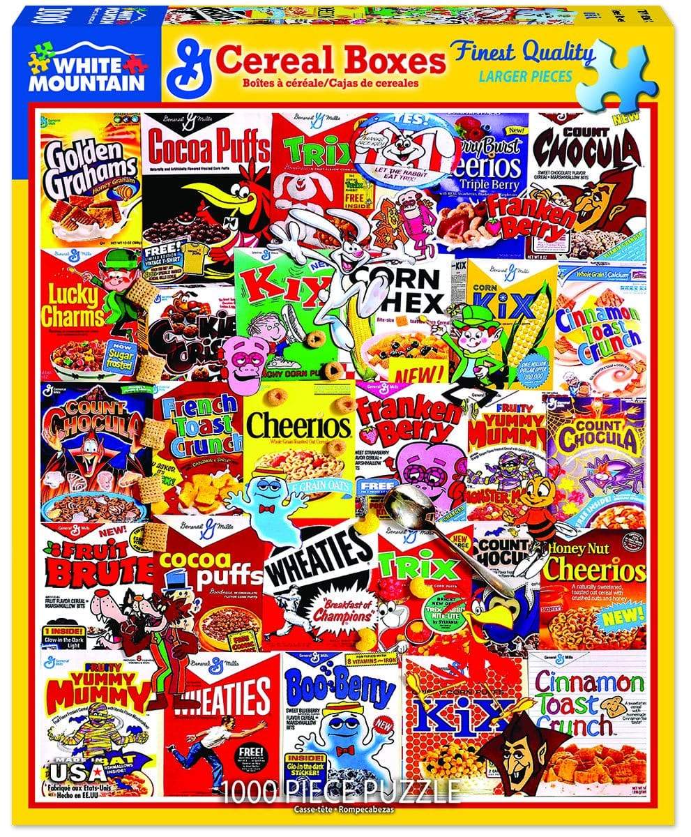 Kitchen & Company Puzzle Puzzle 1,000 piece "Cereal Boxes"