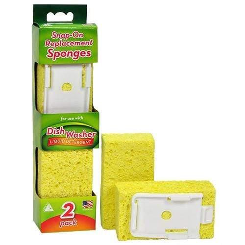 Scrubber Dishwasher Replacement Sponge (2-Pack)