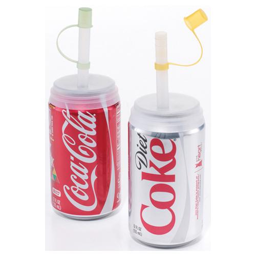 Kitchen & Company Drinkware Accessories Soda Can Straws - Pack Of 2