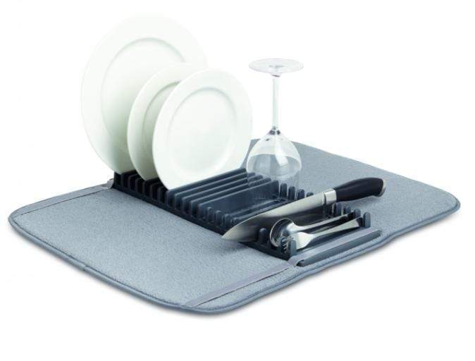 Umbra UDRY Large Charcoal Dish Rack/Drying Mat