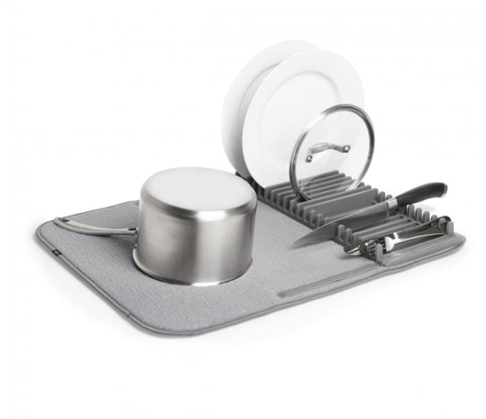 Umbra UDRY Large Charcoal Dish Rack/Drying Mat
