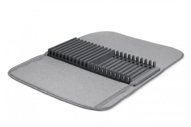 Kitchen & Company Sinkware Umbra UDRY Large Charcoal Dish Rack/Drying Mat
