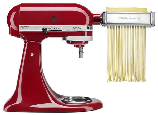 Best Buy: Angel Hair and Thick Noodle Cutter Set for Most KitchenAid Stand  Mixers Silver Kpca