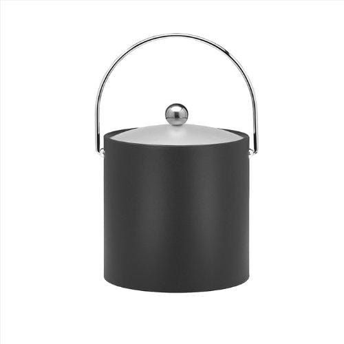 Kraftware Bucket Kraftware 3 qt. Black Ice Bucket