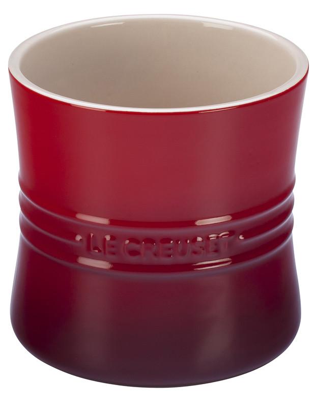 Le Creuset Large Tool Crock - Cherry Red