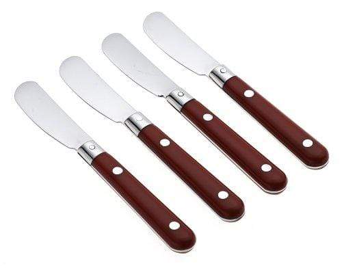 Le Prix Stainless Steel Butter Spreader, Milano Red