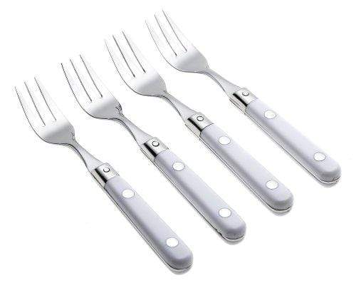 Le Prix Serveware Le Prix Stainless Steel Cocktail Fork, White