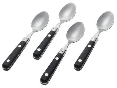Le Prix Stainless Steel Demitasse Spoon, Black