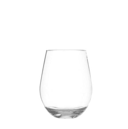 LeadingWare Sonoma 14 oz Plastic Stemless Wine Glass