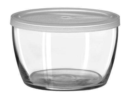 Libbey 16 oz Glass Bowl with Lid