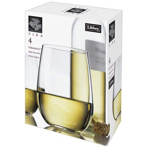 Libbey 17 oz Vina Stemless White Wine Glass (Set Of 4) - Kitchen