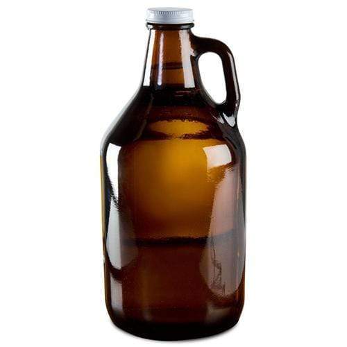 Libbey 64oz Amber Growler with Lid