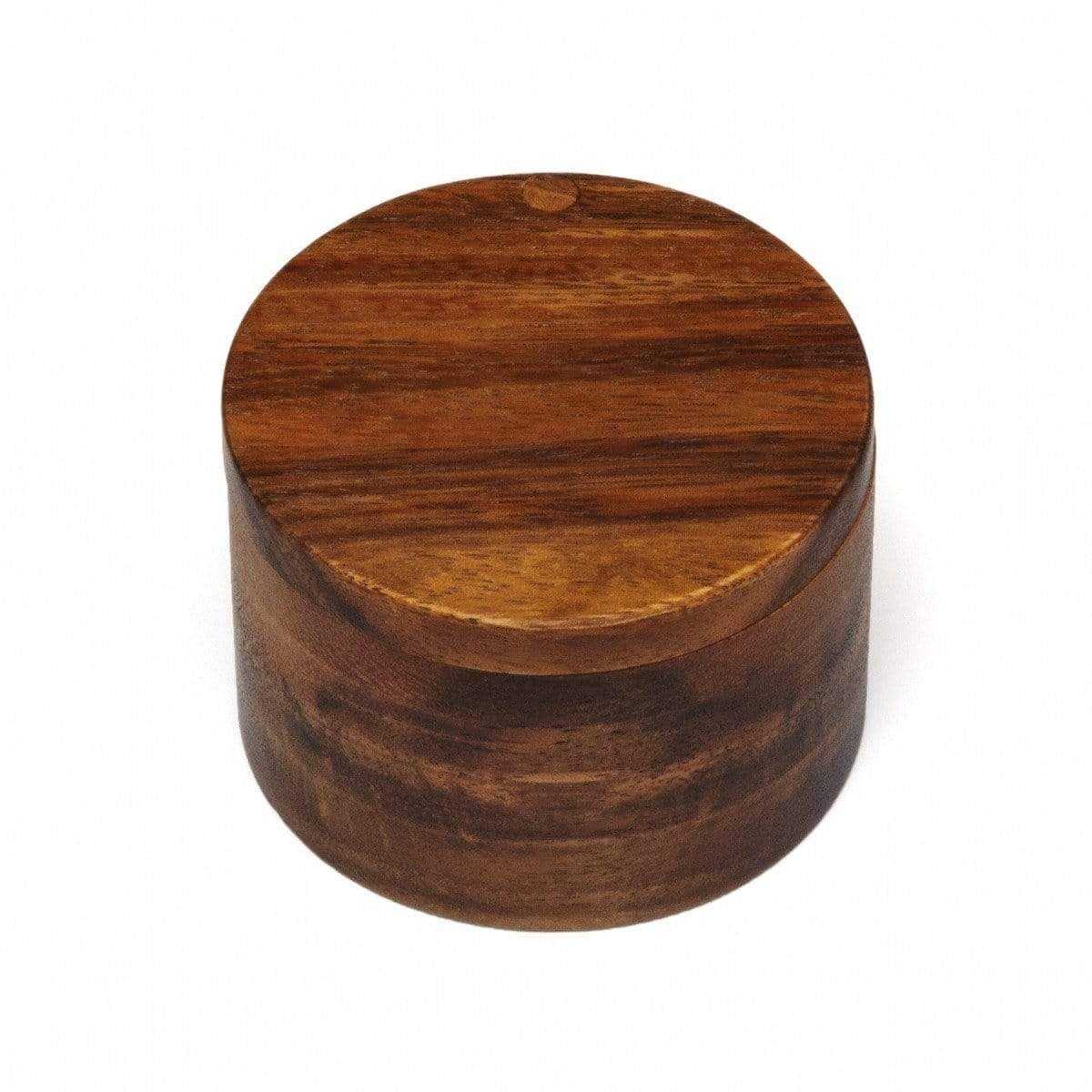 Lipper International Panera de madera de acacia con tapa