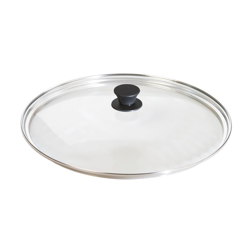 Cast Iron Cookware Lodge 15in Glass Lid with Silicone Handle