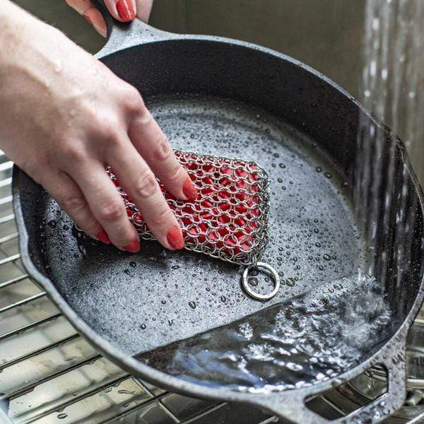 Cast Iron Cookware Lodge Chain Mail Scrubber
