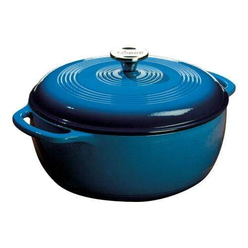 Lodge Color Enamel Cast Iron 6 qt. Dutch Oven - Caribbean Blue - Kitchen &  Company