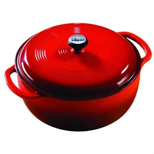 Lodge Dutch Oven Lodge Color Enamel Cast Iron 6 qt. Dutch Oven - Island Spice Red
