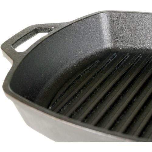 Lodge Cast Iron Cookware Lodge Pro Logic Cast Iron 10.5&quot; Square Grill Pan
