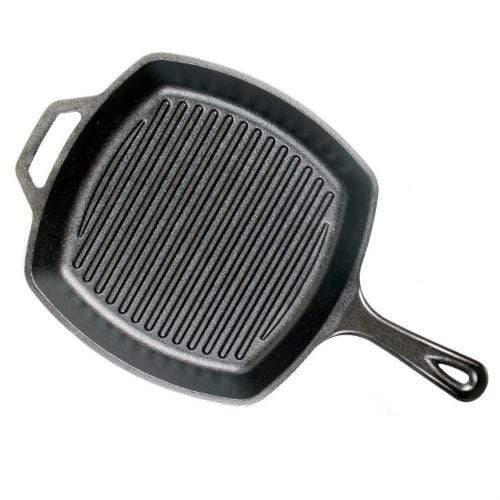 Lodge Cast Iron Cookware Lodge Pro Logic Cast Iron 10.5&quot; Square Grill Pan