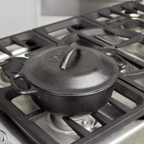 Lodge Pot Lodge Pro Logic Cast Iron 2 qt Serving Pot