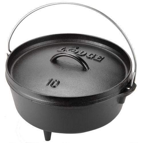 Lodge Pro Logic Cast Iron 4 qt Camp Dutch Oven