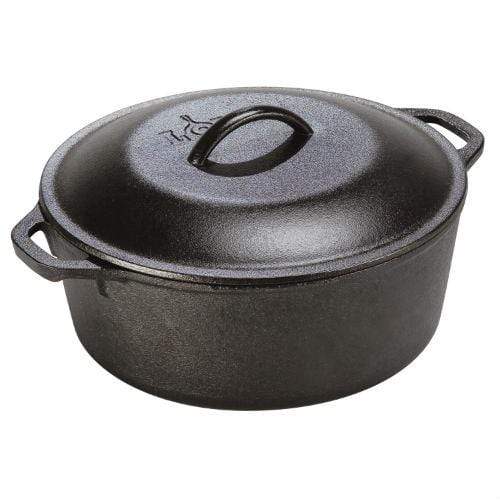 Lodge Pro Logic Cast Iron 5 qt. Dutch Oven w/Loop Handles