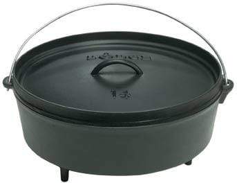 Lodge Pro Logic Cast Iron 6 qt. Camp Dutch Oven