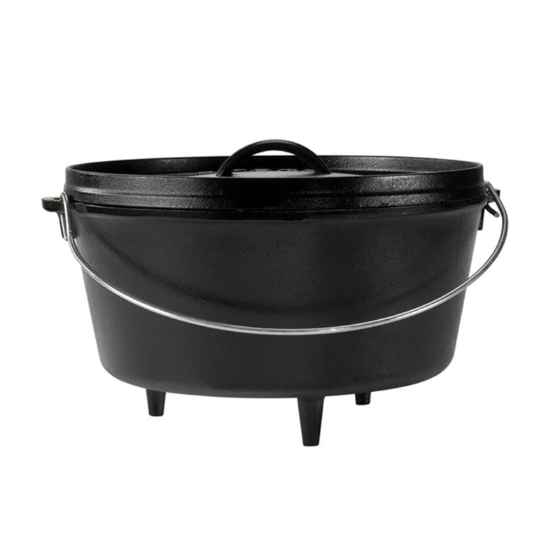 Cast Iron Cookware Lodge Pro Logic Cast Iron 8 qt Camp Dutch Oven