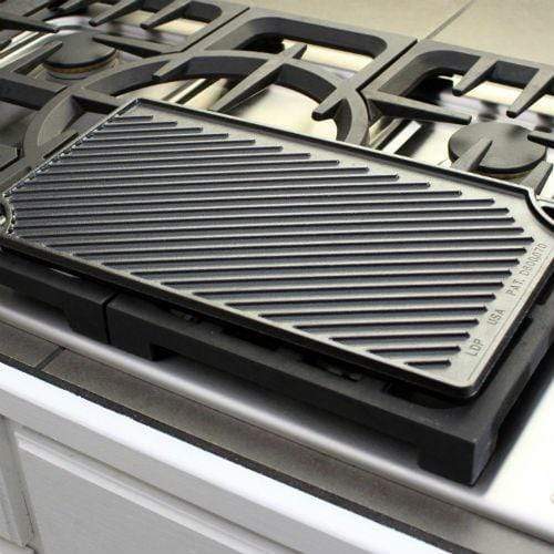 Lodge Cast Iron Cookware Lodge Pro Logic Cast Iron Double Play Grill Griddle