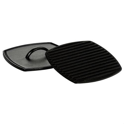 Lodge Pro Logic Cast Iron Ribbed Panini Press