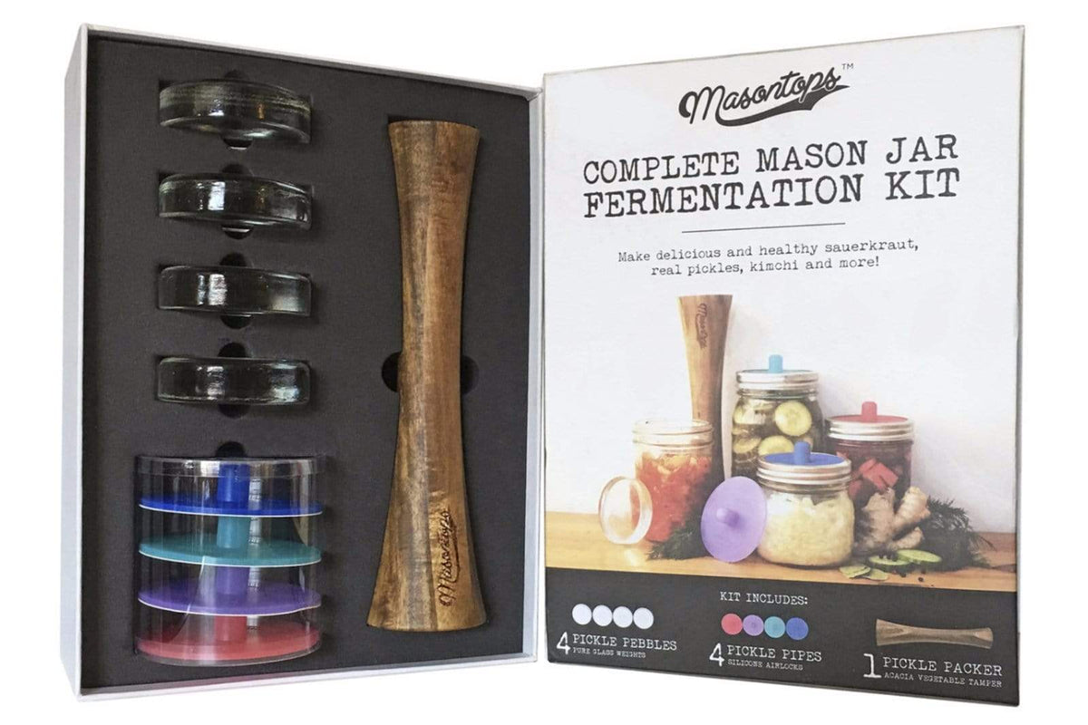 Fermenting Masontops Complete Mason Jar Fermentation Kit