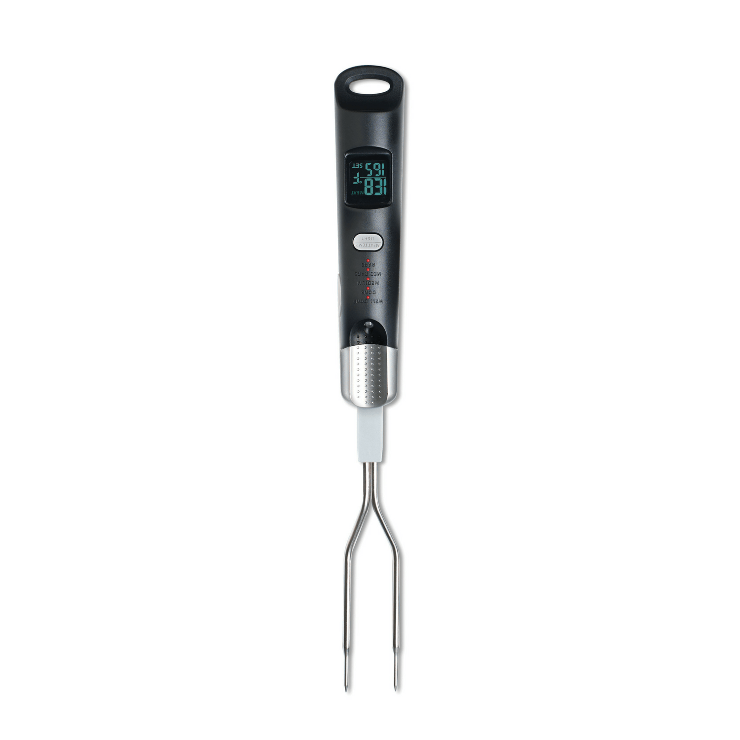 Instant Read Trident Digital Meat Thermometer Fork , Barbecue Tool