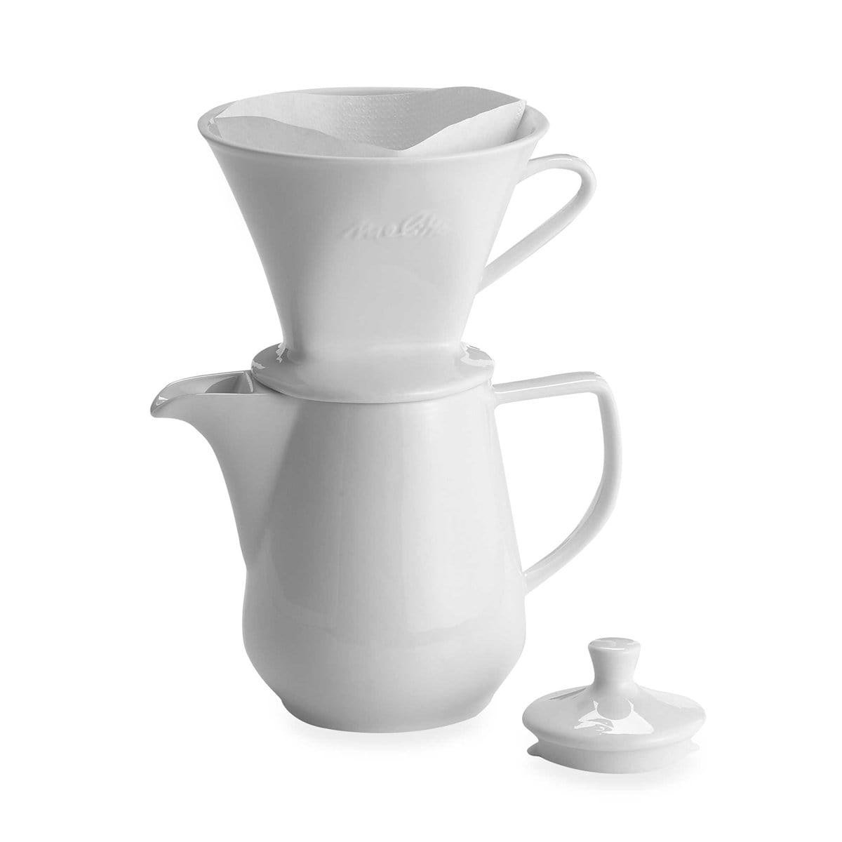 Melitta Porcelain 6 cup Pour-Over Coffeemaker - Kitchen & Company