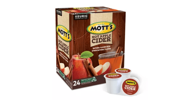 Mott&#39;s Cider Mott&#39;s K-Cup Apple Cider - 24 Count Box