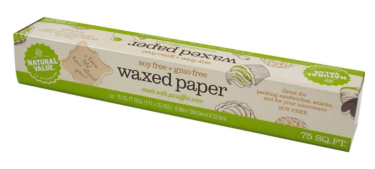 Natural Value Parchment Natural Value Unbleached Natural Waxed Paper (75 sq. ft.)