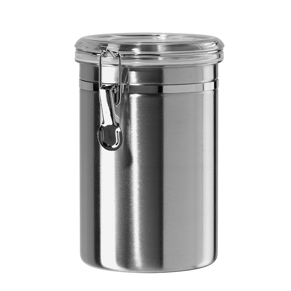 OGGI Large Stainless Steel Kitchen Airtight Canister 60 oz