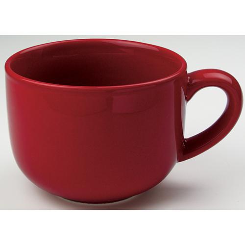 Red Coffee Mug - Ceramic - set of 4 - Cozy Hot Tea Milk Chocolate Coco -  ecodesign-us