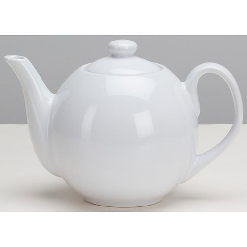 OmniWare Teaz Cafe 40oz Teapot With Infuser - White