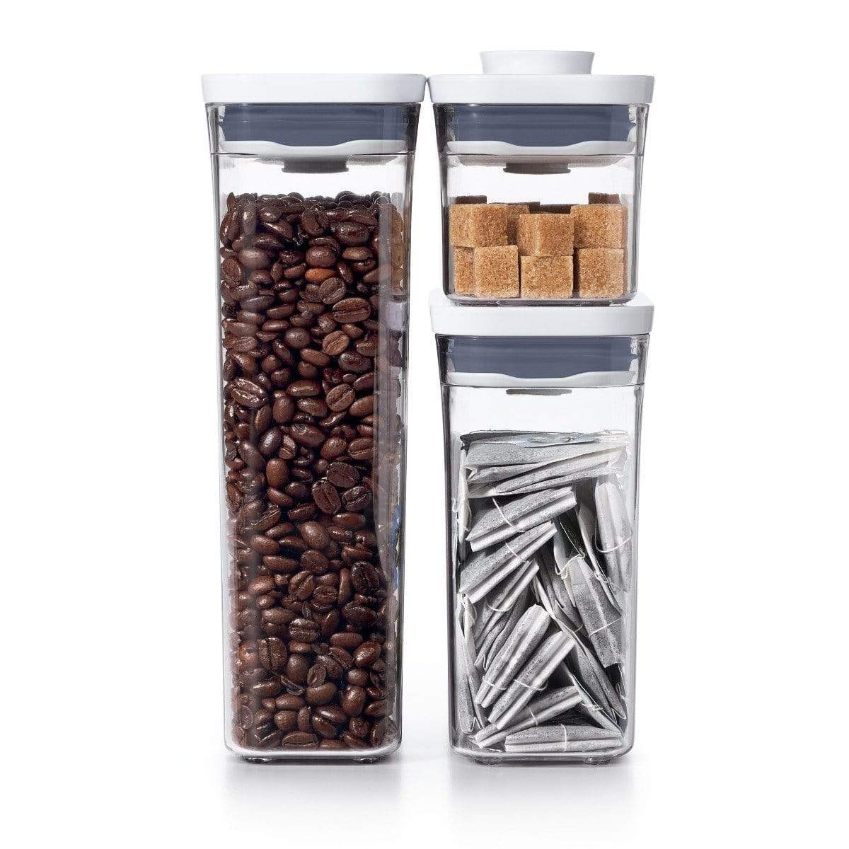 OXO 3 Pc POP Slim Canister Set