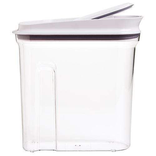 OXO Pop 2.7qt Plastic Rectangle Airtight Food Storage Container White