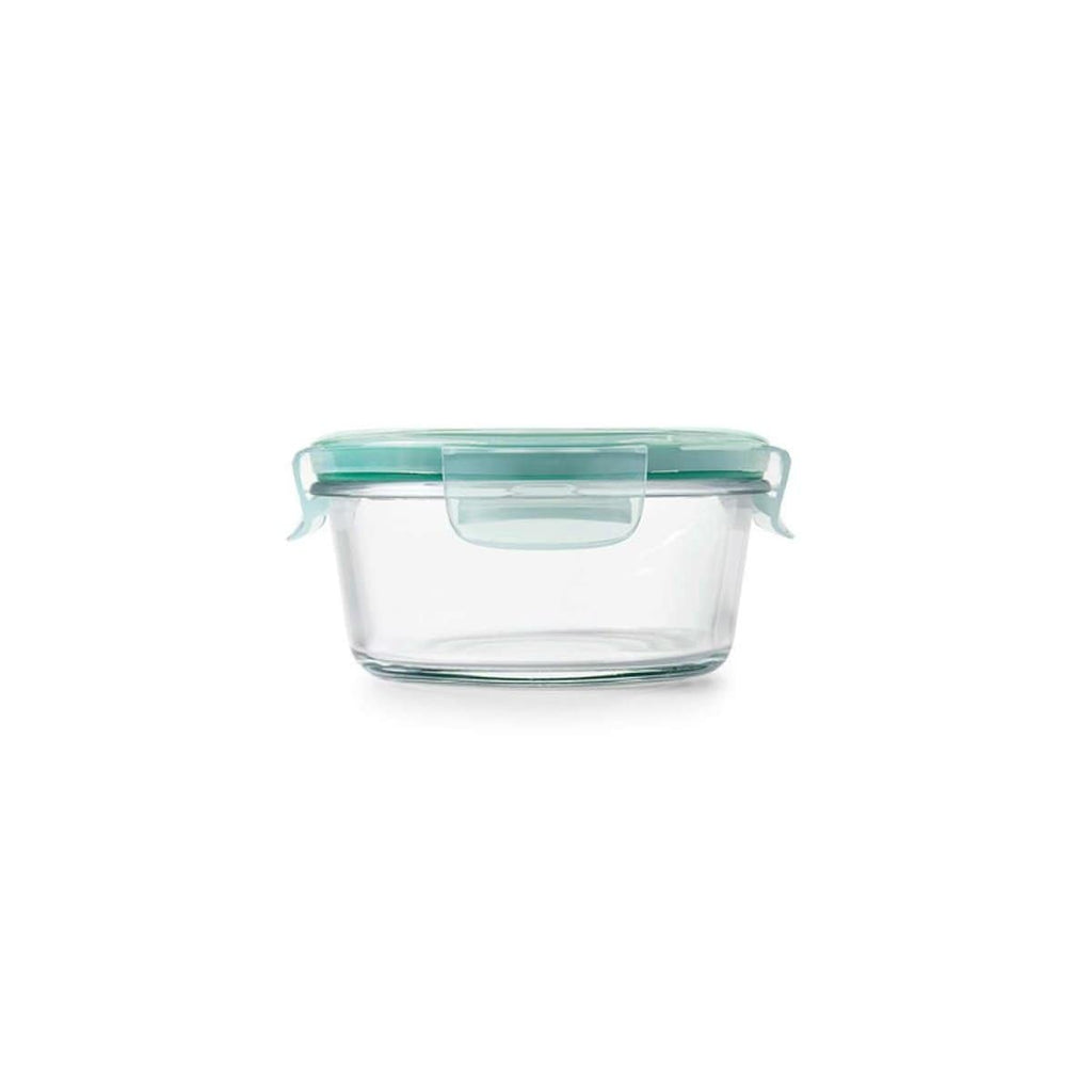 Glass Food Storage Containers, 8-Cup Food Containers with Lids, 2