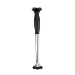 OXO Steel Single Wall Cocktail Shaker & OXO SteeL Muddler with Non-Scratch  Nylon Head and Soft Non-Slip Grip, Silver, 9-Inch & OXO SteeL Double Jigger