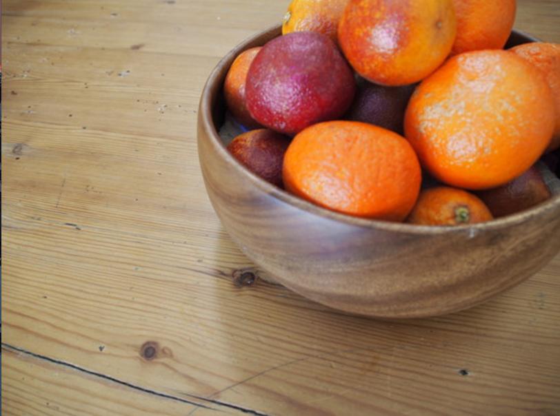 Pacific Merchants 12in Acacia Wood Large Round Calabash Bowl