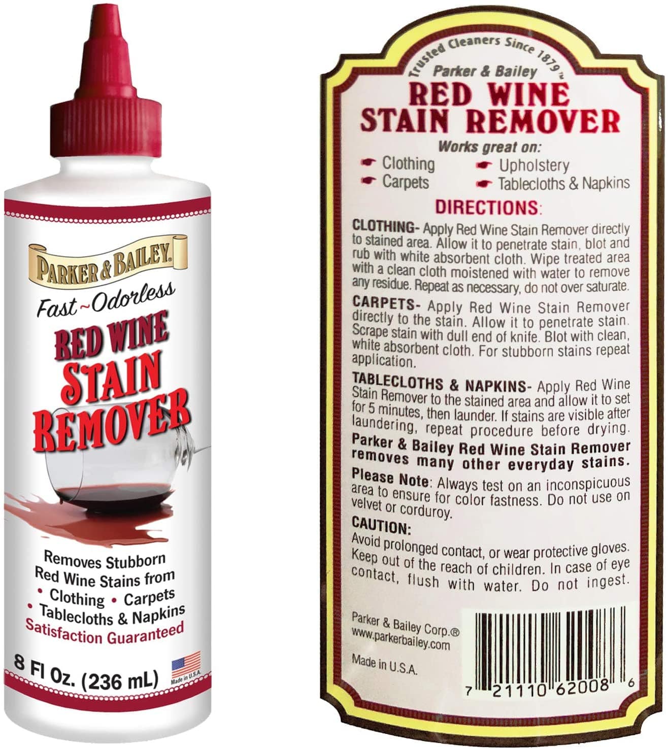 Red Wine Stain Remover - 8 oz