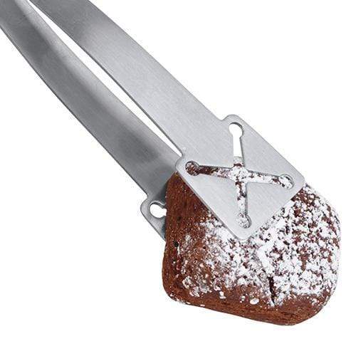 Oneida Set of 2 Stainless Steel Mini Tongs (Appetizer/Jar Tongs)