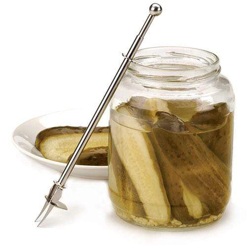 R.S.V.P Vegetable Gadgets RSVP Endurance® Long-Reach Stainless Steel Pickle Fork