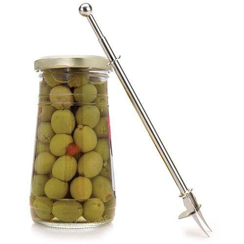 RSVP Endurance Long-Reach Stainless Steel Pickle Fork